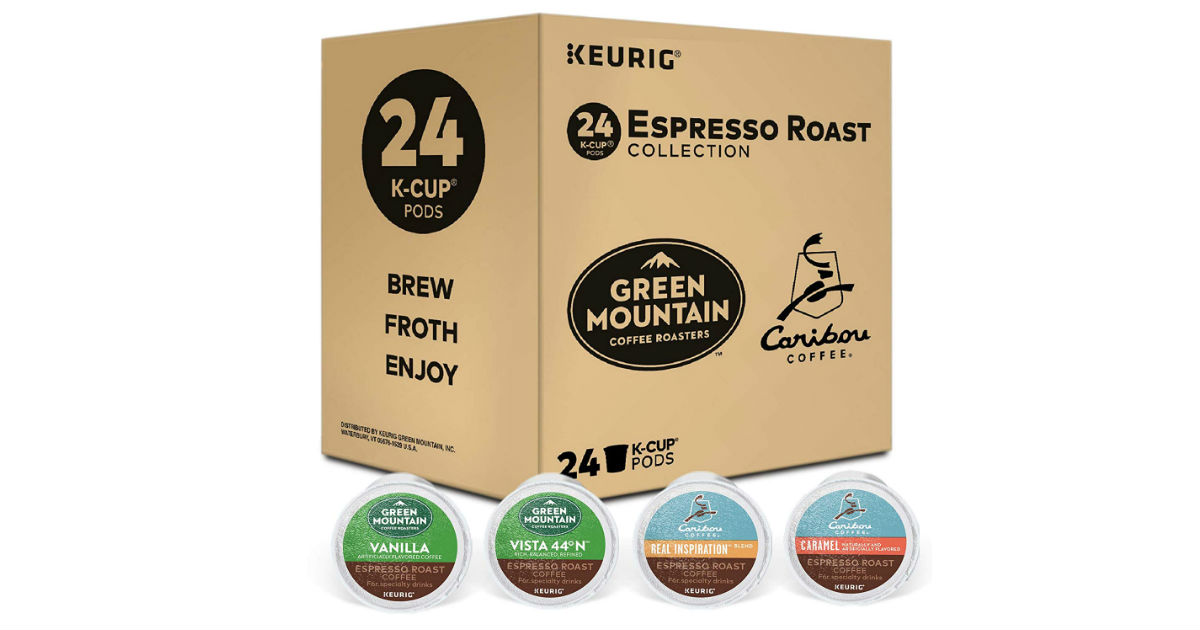 Keurig Espresso Sampler 24-Pack ONLY $9.49 (Reg. $20)