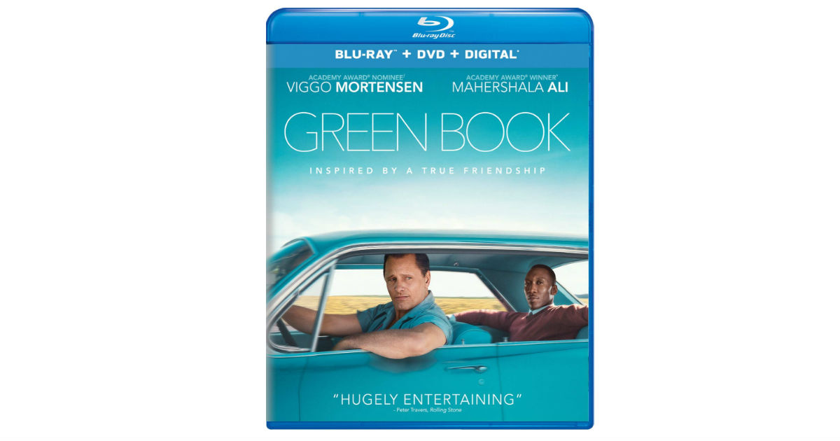 Green Book on Blu-ray DVD + Digital ONLY $9.99 (Reg. $23)