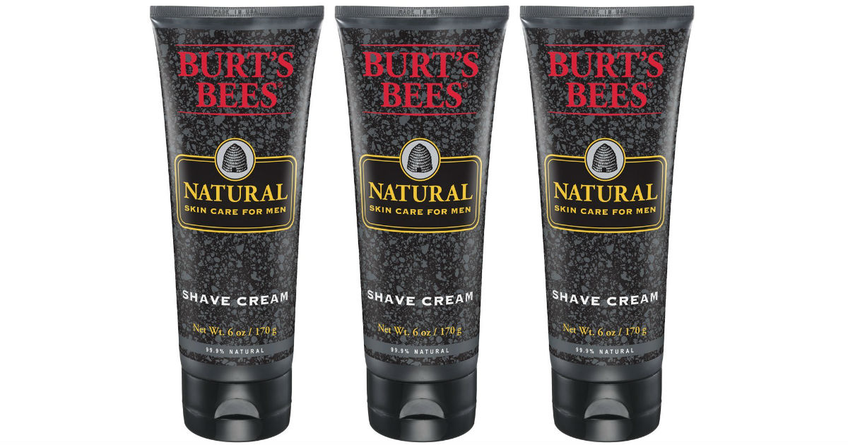 Burt’s Bees Natural Skin Care Shave Cream 3-Pk ONLY $5.67 