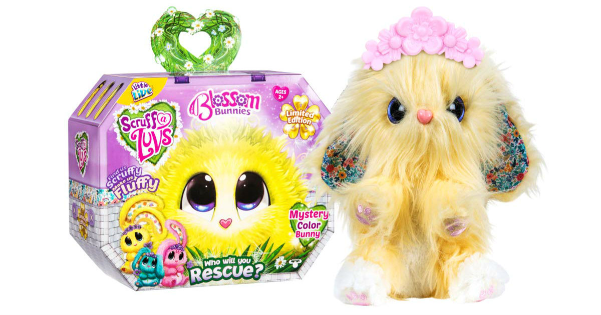 Little Live Scruff-A-Luvs Blossom Bunnies ONLY $7.50 (Reg. $20)