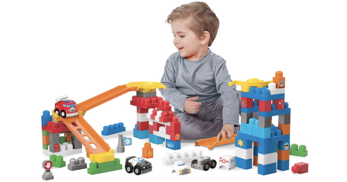 Mega Bloks Fast Tracks Deluxe Rescue Center ONLY $19.99Â 