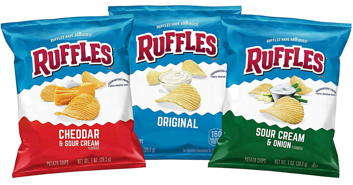 Ruffles Potato Chips Variety Pack 40-ct ONLY $9.74 Shipped