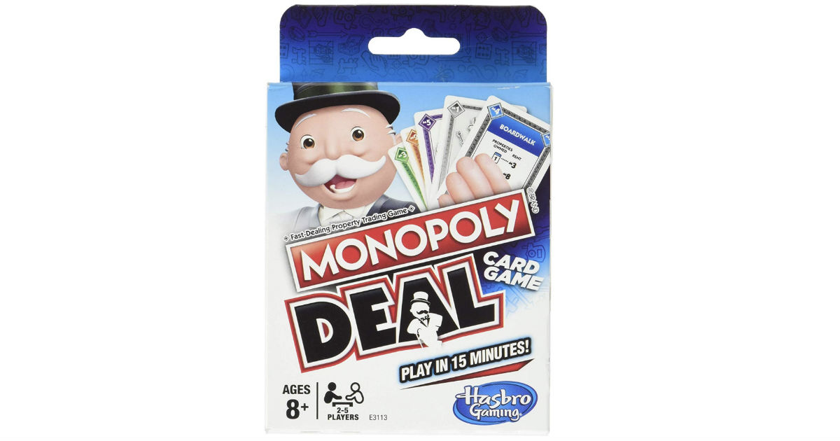 Monopoly Deal Games ONLY $3.99 on Amazon