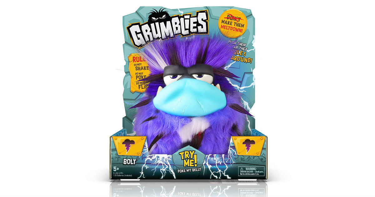 Grumblies Bolt ONLY $5.99 (Reg. $20)