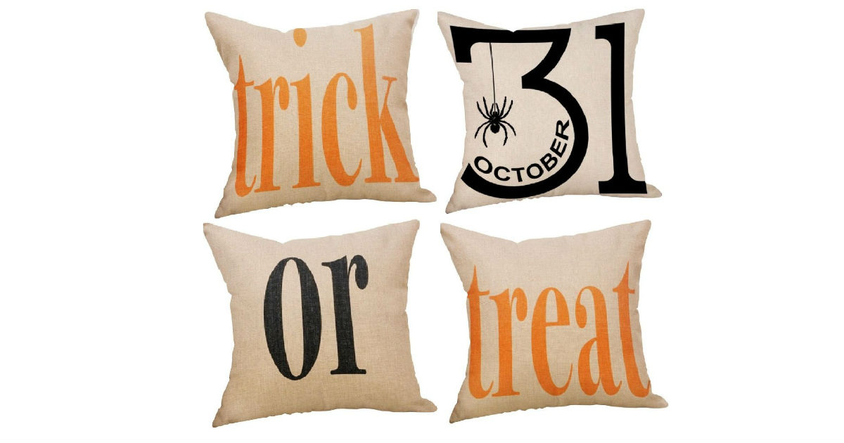 Decemter Halloween Pillow Cases on Amazon