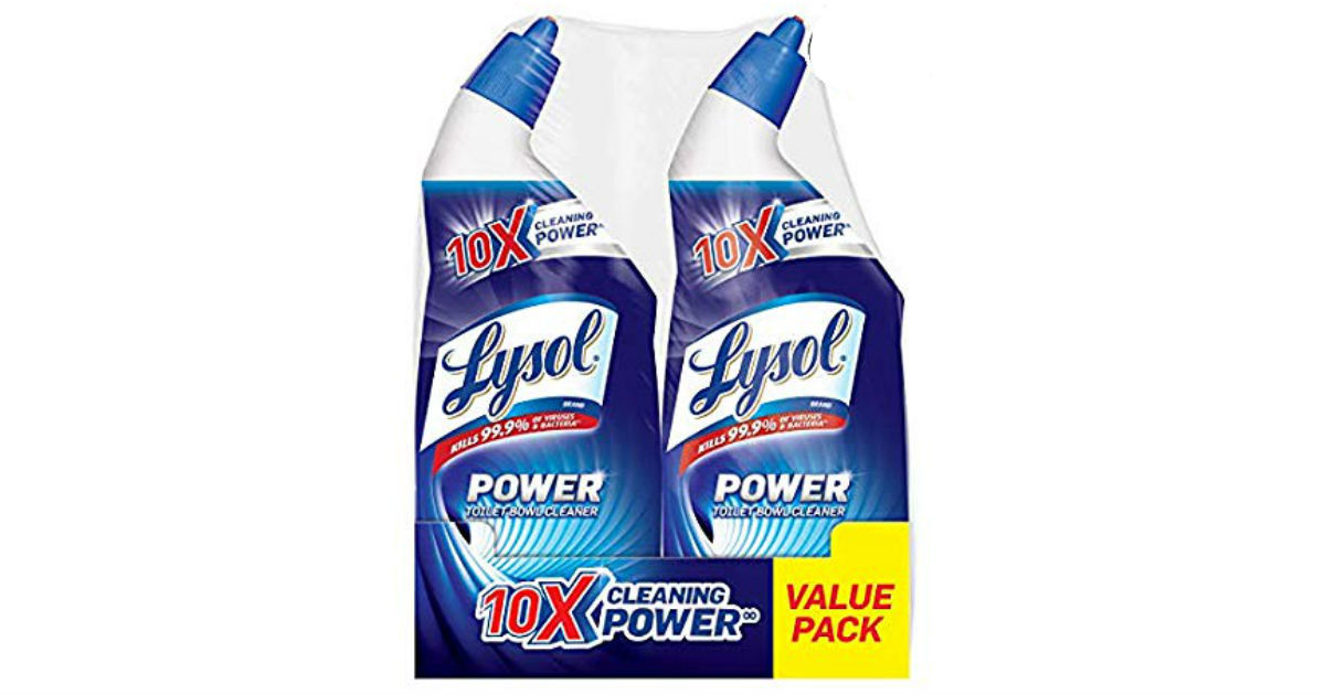 Lysol Power Toilet Bowl Cleaner ONLY $1.60 on Amazon