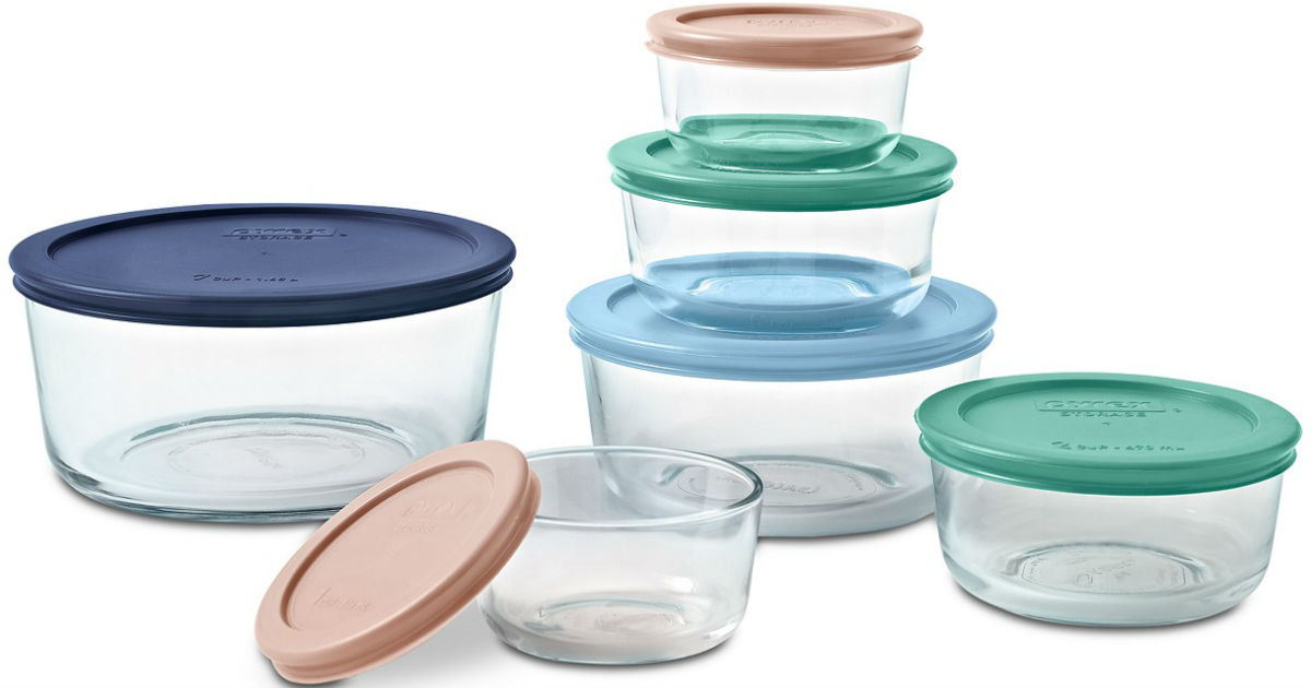 Pyrex 12-Piece Storage Set ONLY $14.99 (Reg $48)