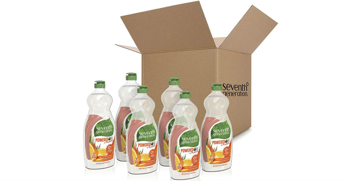 Seventh Generation Dish Liquid Soap 6-Pack ONLY 11.94 Shipped