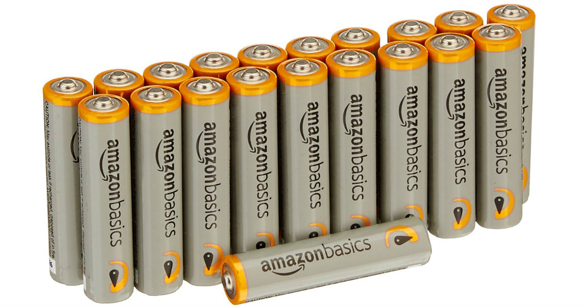 AmazonBasics AAA 20-Pack Alkaline Batteries ONLY $4.22 Shipped