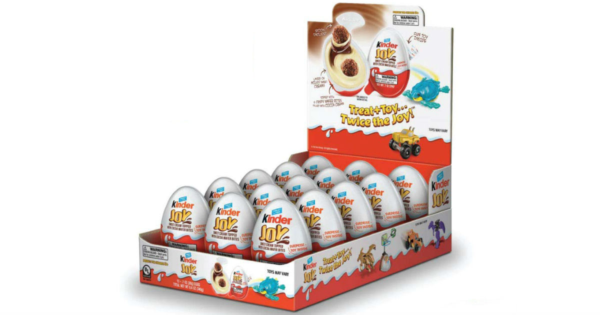 Kinder JOY Eggs 15-Count ONLY $12.48 on Amazon