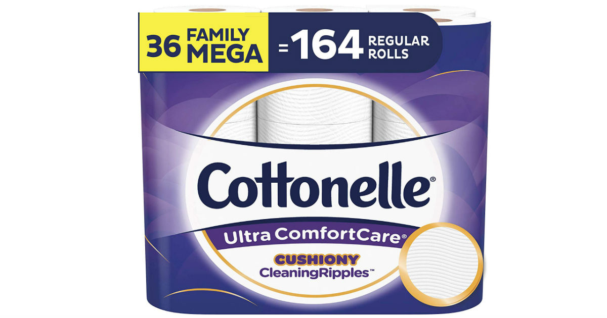 Cottonelle Family Mega Rolls Toilet Paper ONLY $26.86 Shipped