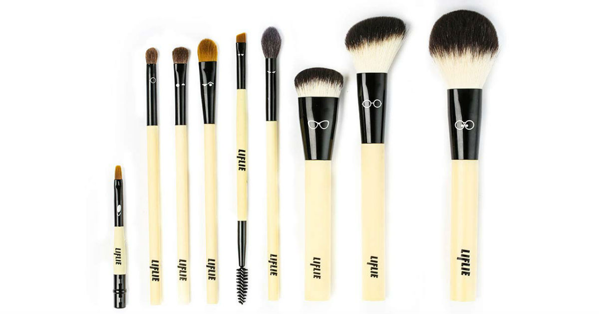 PF 79-Life 9-Piece Makeup Brushes ONLY $6.37 (Reg. $33)