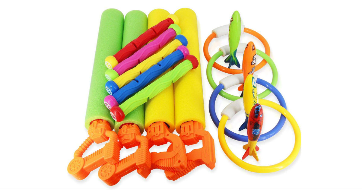 Heytech 17Pack Pool Toys ONLY 10.24 (Reg. 20) Daily Deals & Coupons