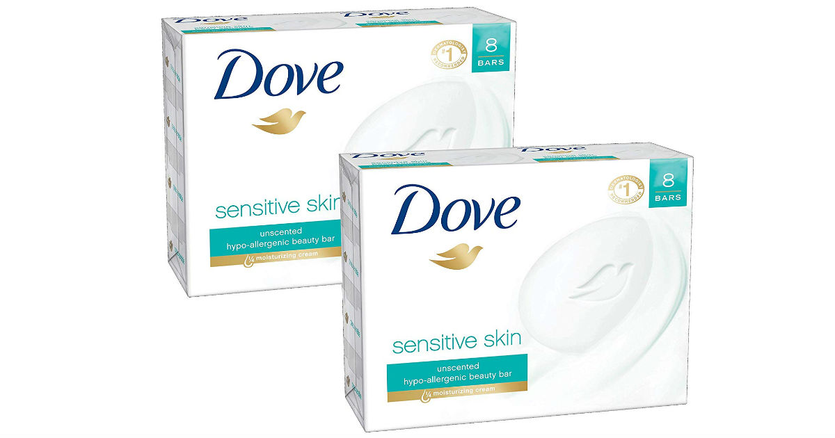 Dove Beauty Bar Sensitive Skin 16-ct ONLY $11.61 Shipped
