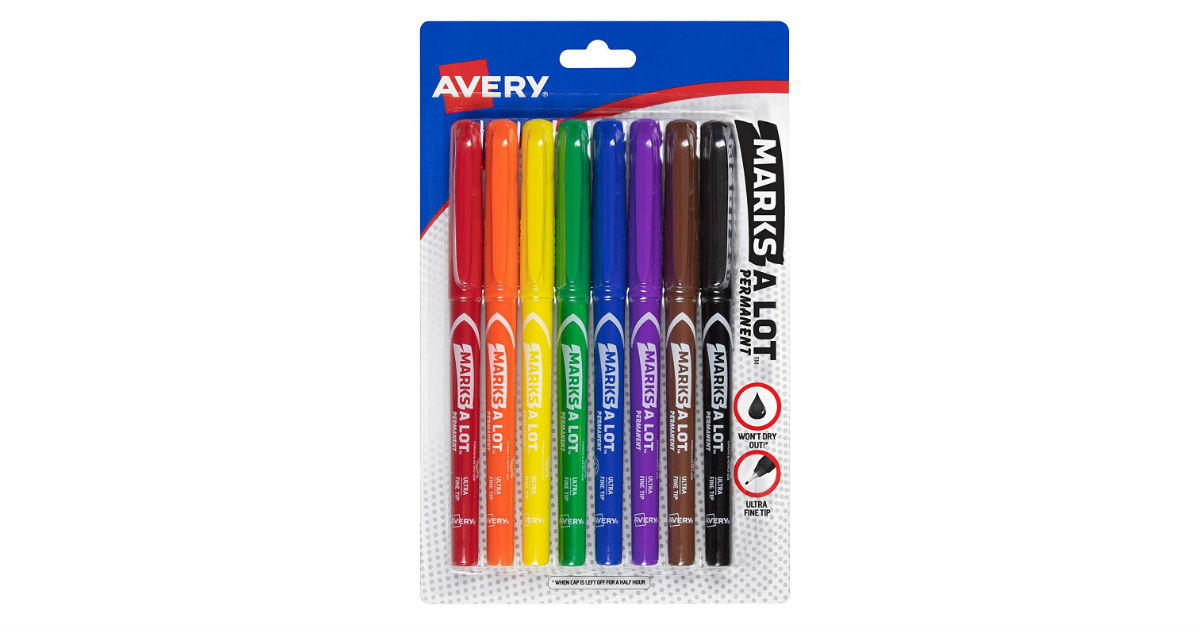 Avery Marks-A-Lot Markers 8-Count ONLY $4.70 (Reg. $9.59)