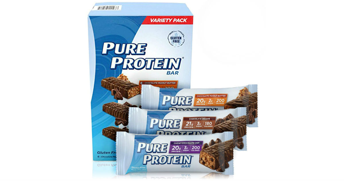 Pure Protein Bars 18-Count Variety Pack ONLY $11.18 at Amazon