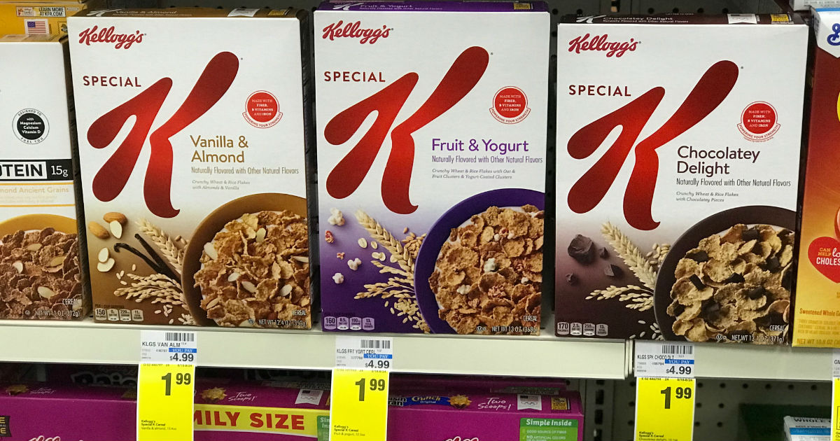 Kellogg's Special K Cereal ONLY $1.65 at CVS