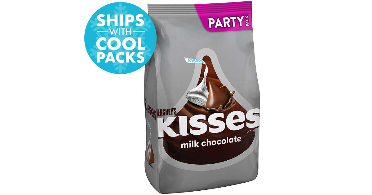 HERSHEY'S Milk Chocolate KISSES Party Bag ONLY $7.05 on Amazon