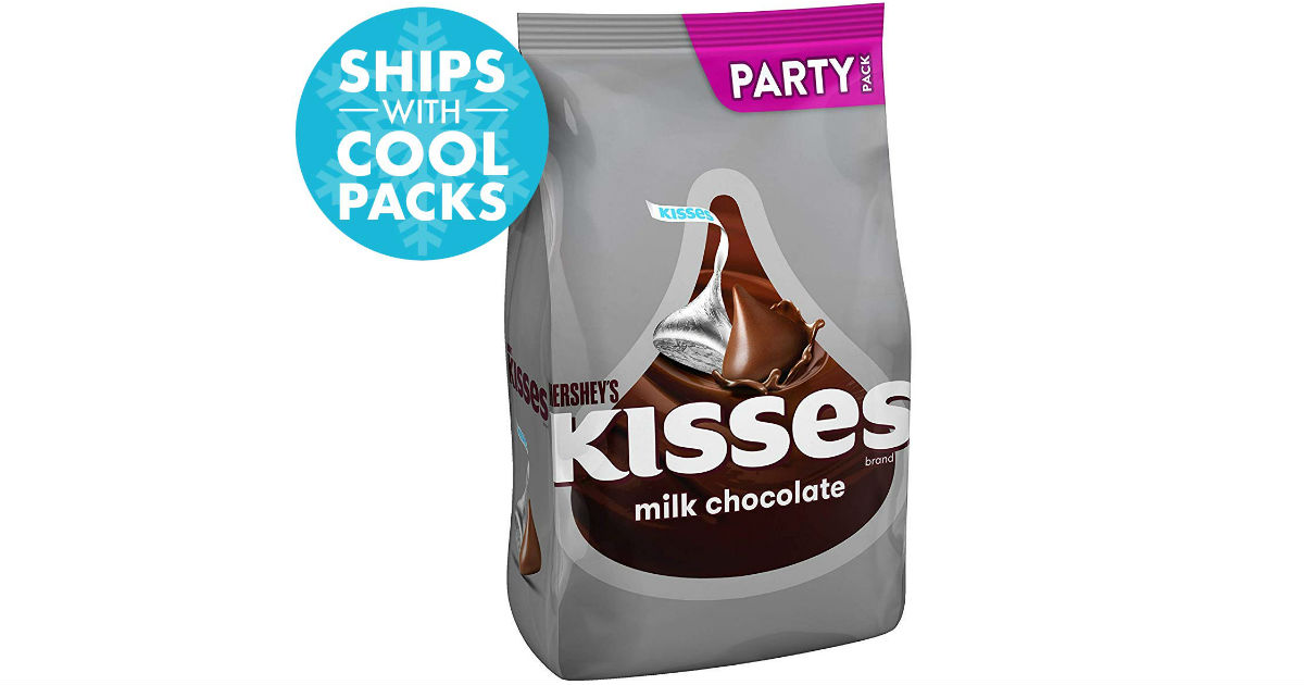 HERSHEY'S Milk Chocolate KISSES Party Bag ONLY 7.05 on Amazon Daily