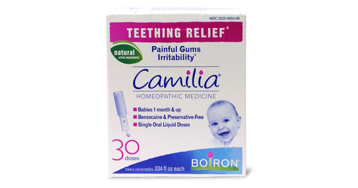 Free Boiron Camilia Teething Relief Liquid Doses Free Product Samples