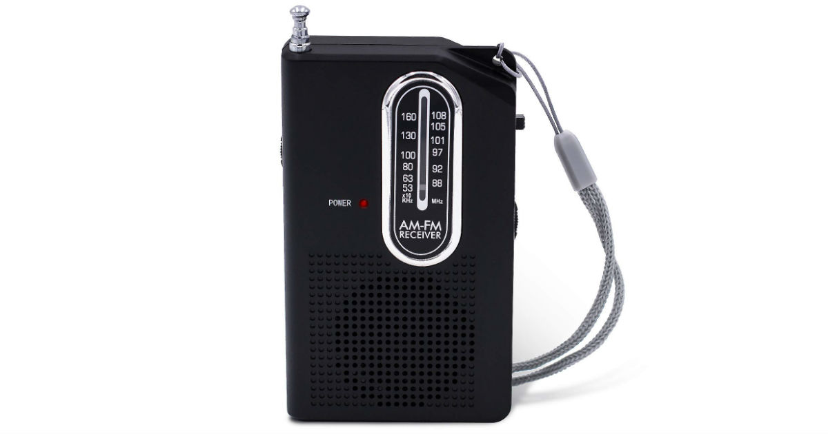 Portable AM/FM Radio ONLY $7.97 (Reg. $24)