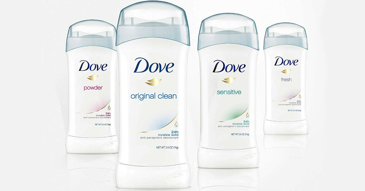 Dove Antiperspirant Deodorant 6-Pack ONLY $10.89 Shipped