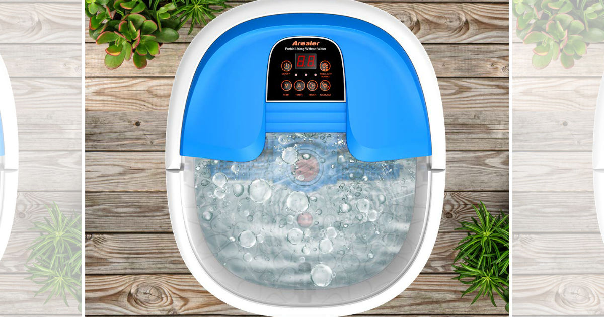 Arealer Foot Spa & Massager Only $59.99 Shipped (Reg $90)