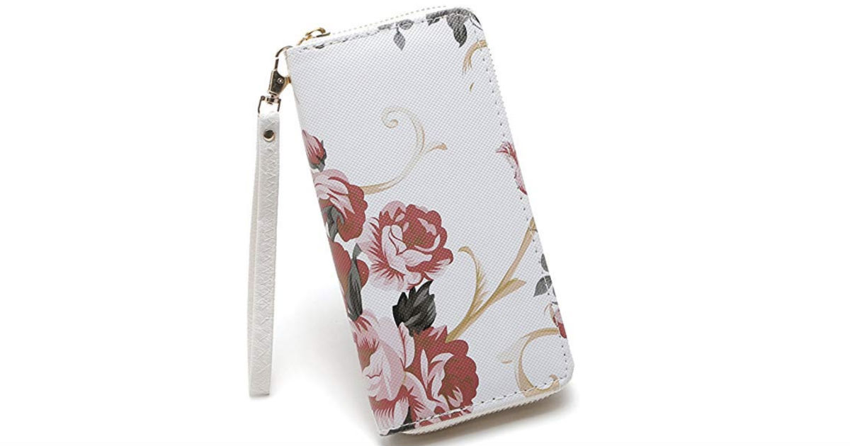 Fashion Rose Long Wallet ONLY $4.99 Shipped