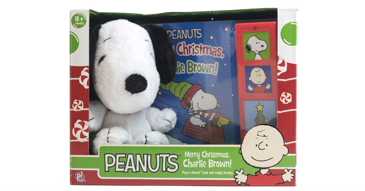 Peanuts Merry Christmas & Snoopy Plush ONLY $3.74 (Reg. $18)