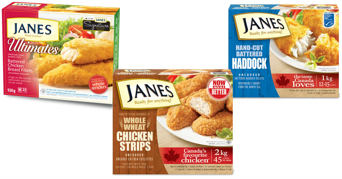 Janes Save 2.00 off any Janes Chicken or Fish Product Coupons