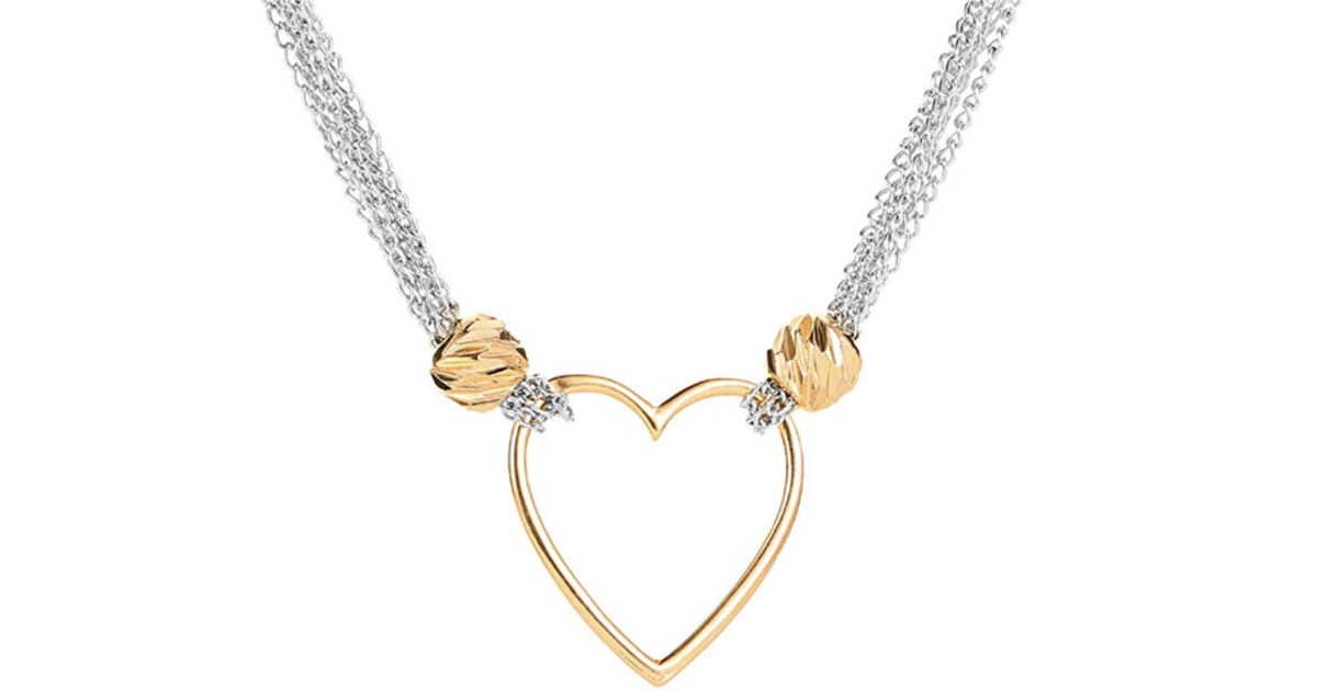 Hollow Heart Chain Multilayer Necklace ONLY $1.86 Shipped