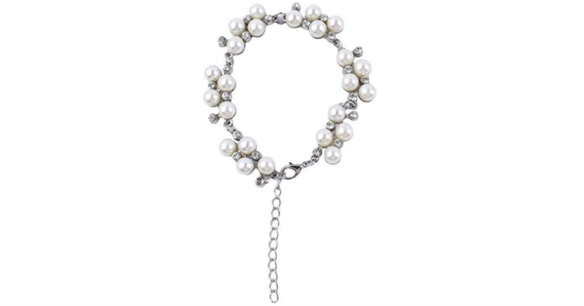 Simulated Pearl Beads Bracelet ONLY $2 Shipped