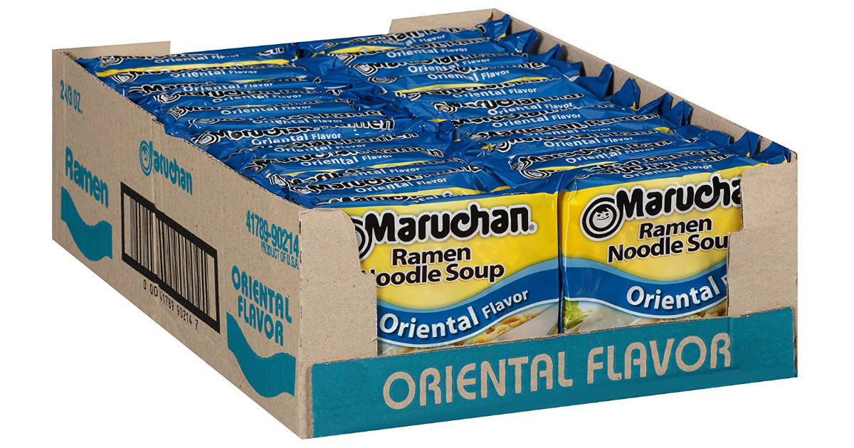 Maruchan Ramen Noodles 24-Pack ONLY $4.10