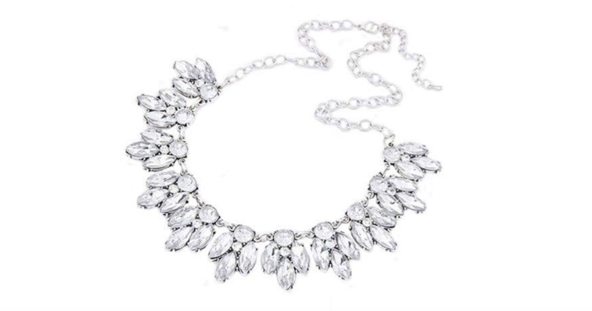 Exquisite Rhinestone Necklace ONLY $3.64 Shipped