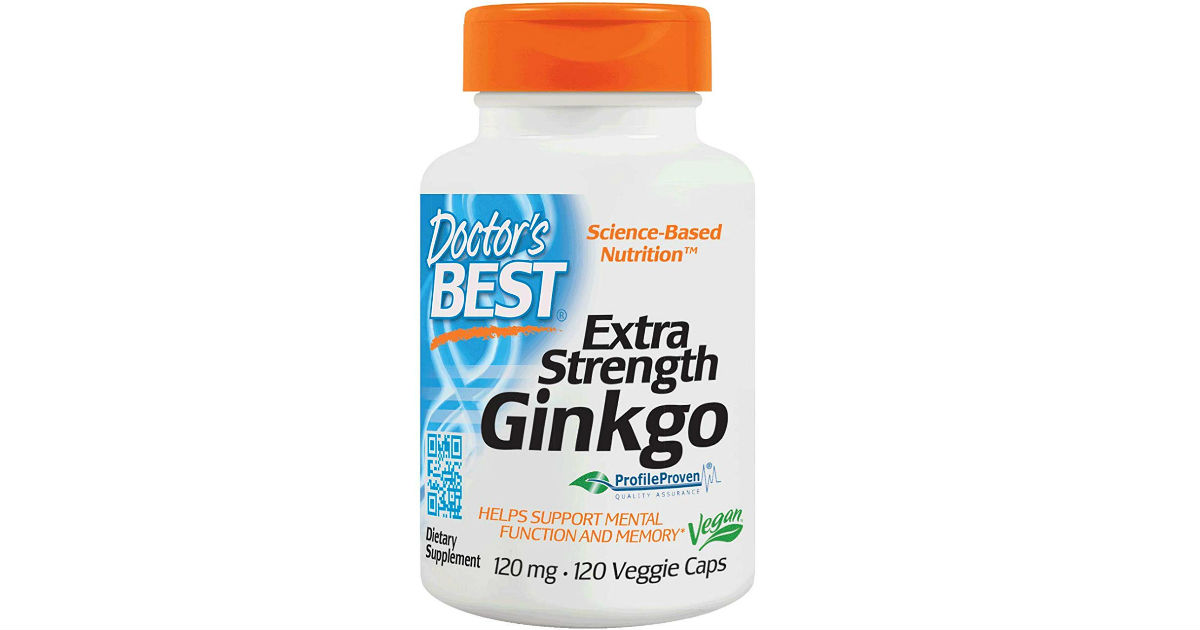 Doctor's Best Extra Strength Ginkgo 120 Caps ONLY $3.80 Shipped