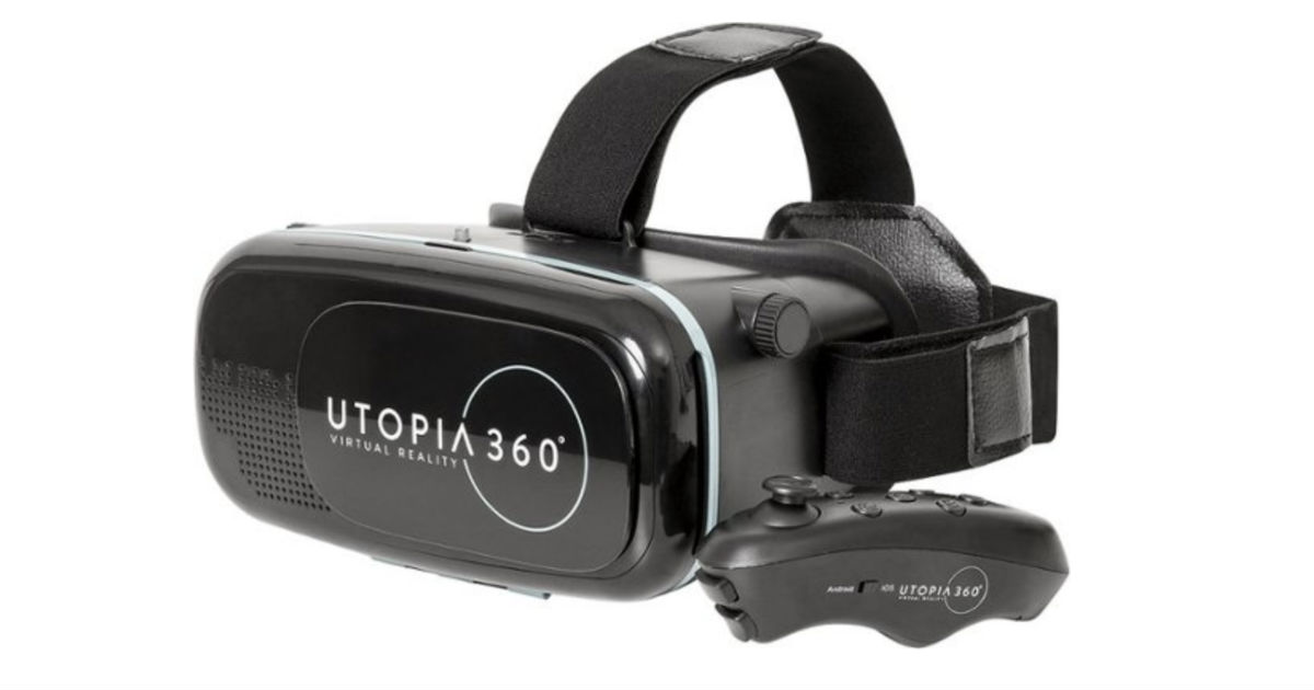 ReTrak Utopia 360 Virtual Reality Headset w/Bluetooth ONLY $2.99