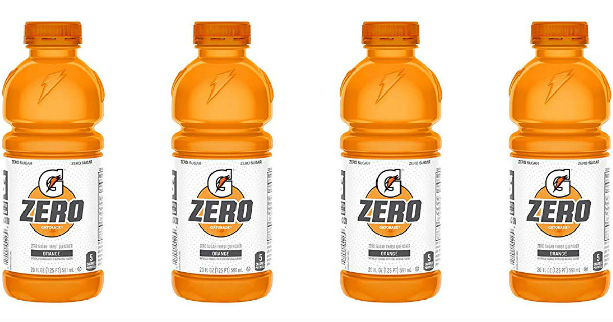 Gatorade Zero 20-oz Bottles 12-Pack ONLY $6.07 Shipped