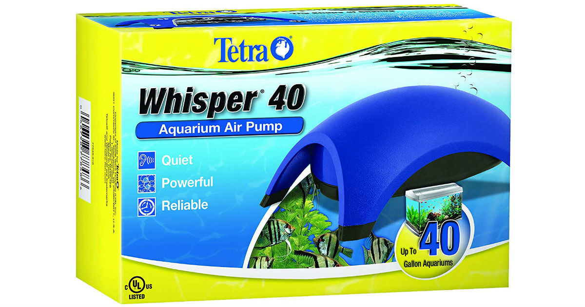 Tetra Whisper Air Pump ONLY $9.47 (Reg $13)