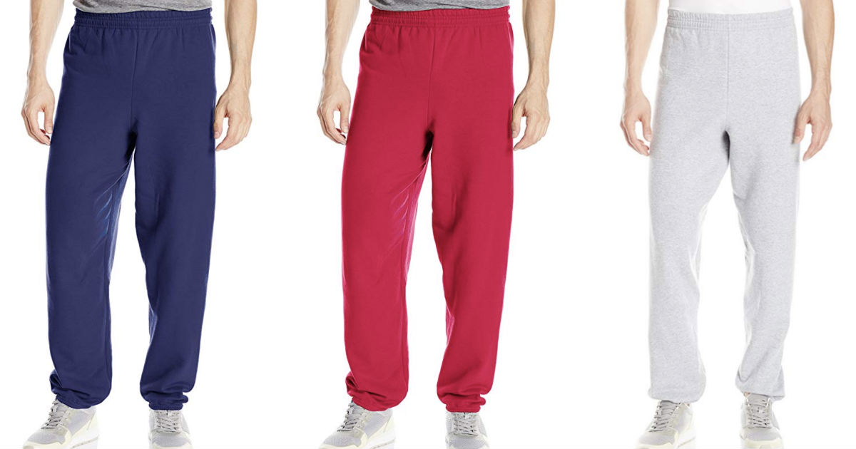 Hanes Men's EcoSmart Fleece Sweatpants ONLY $5.50 on Amazon