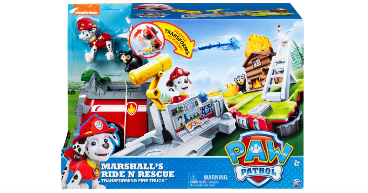 Paw Patrol Ride 'n' Rescue 2-in-1 Playset ONLY $10.99 (Reg $25)