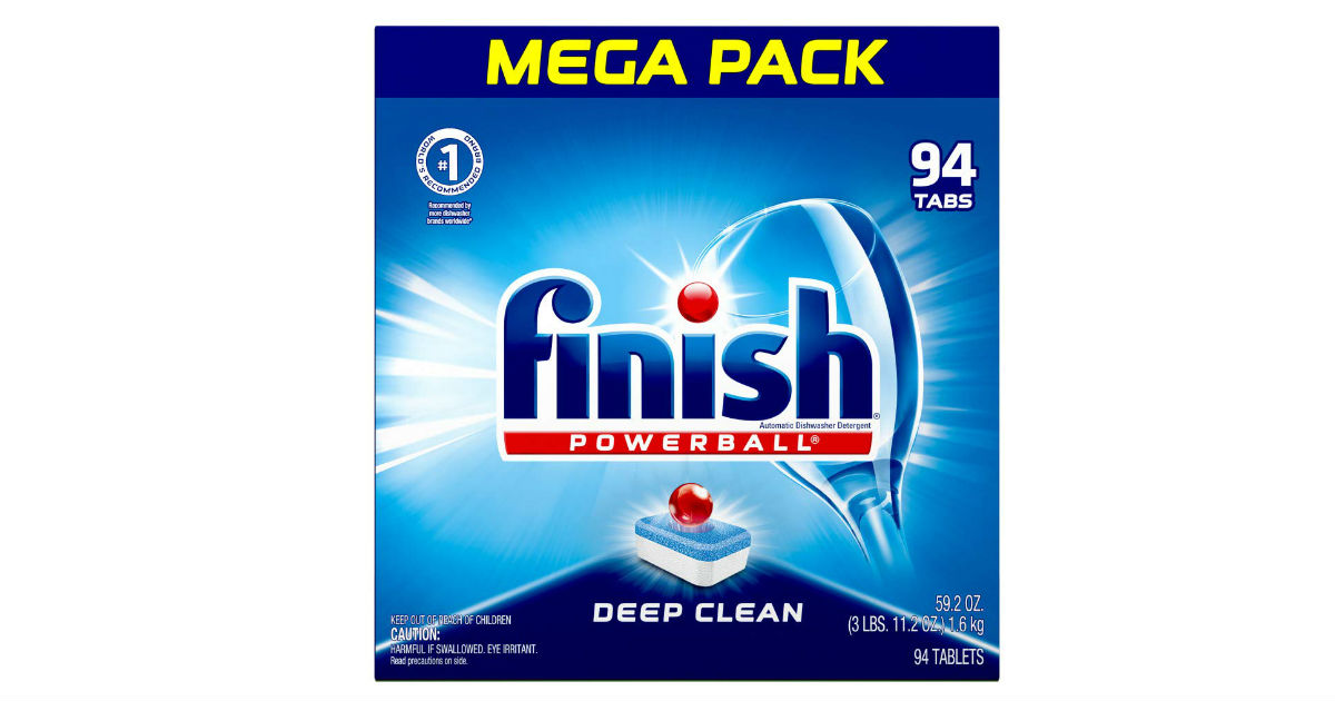 Finish All in 1 Dishwashing Tablets 94-Pack ONLY $10.19