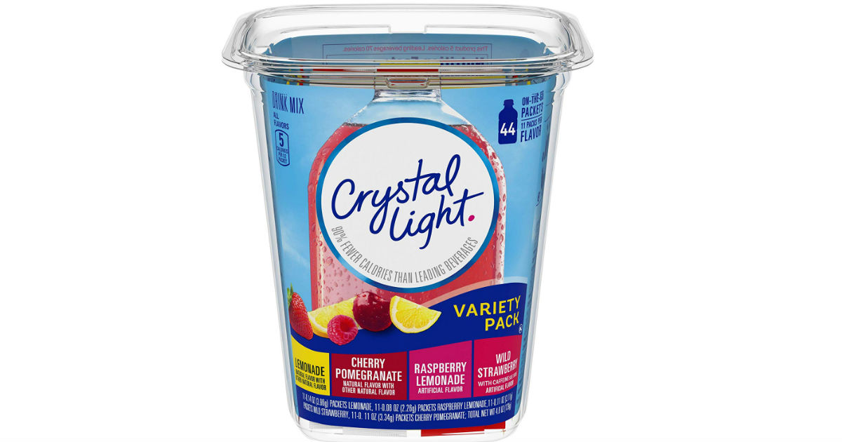 Crystal Light Variety Pack Drink Mix 44-Pack ONLY $4.83 Shipped