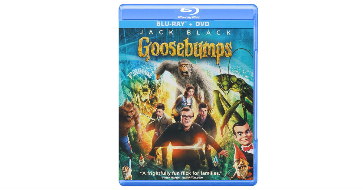 Goosebumps on Blu-ray DVD ONLY $7.99 on Amazon