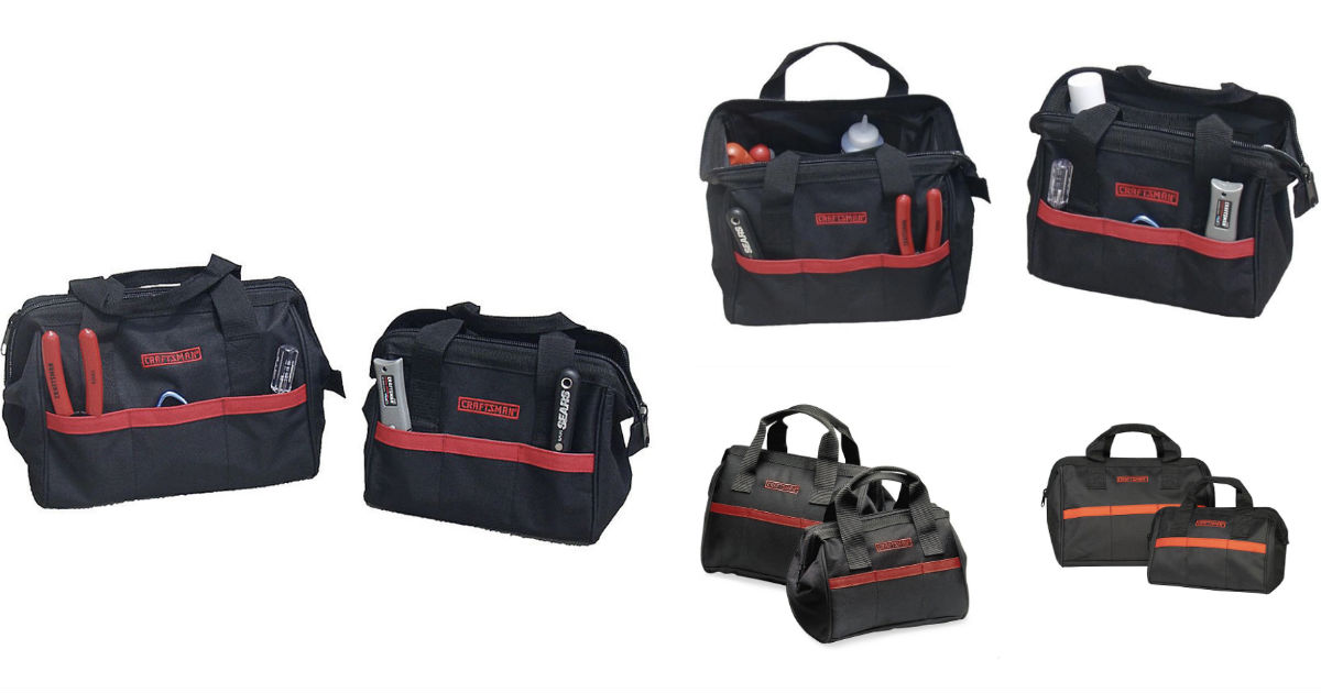 Craftsman 10 in & 12 in Tool Bag Combo ONLY $4.94 at Sears