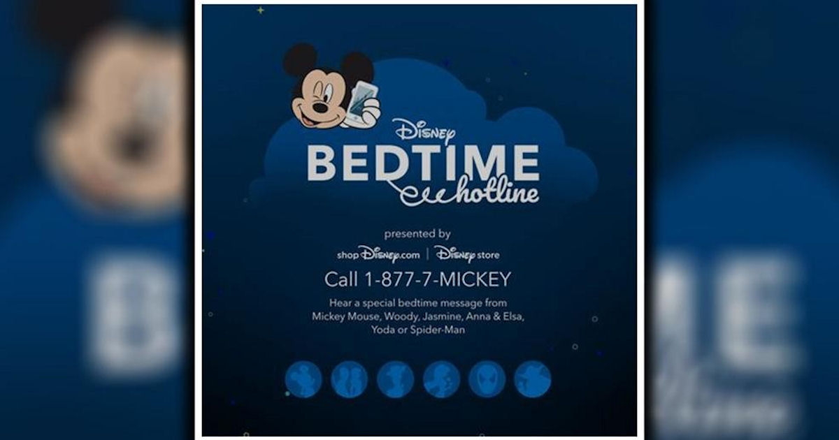 FREE Disney Bedtime Character.