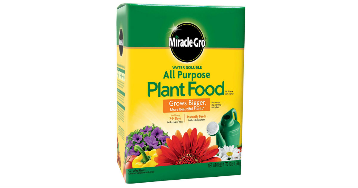 Miracle-Gro All Purpose Plant Food 10lbs ONLY $16.78 (Reg. $40)