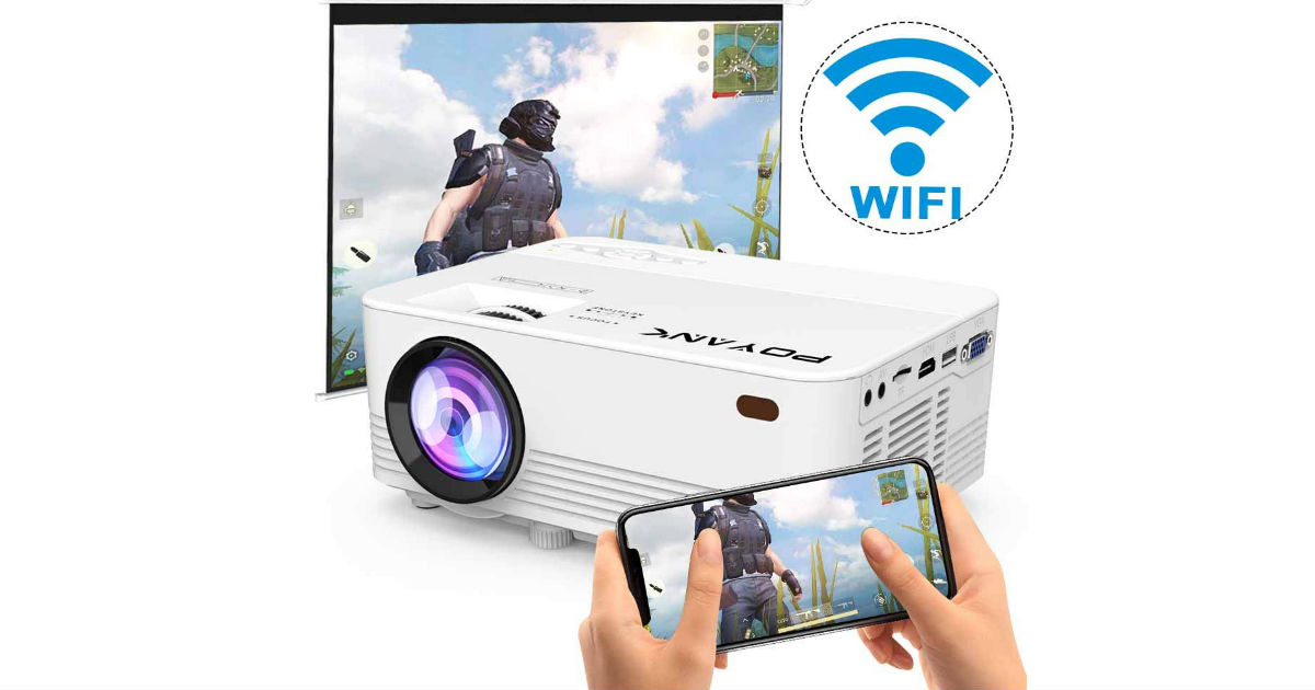 Wireless LED Mini Projector ONLY $68.99 + FREE Shipping
