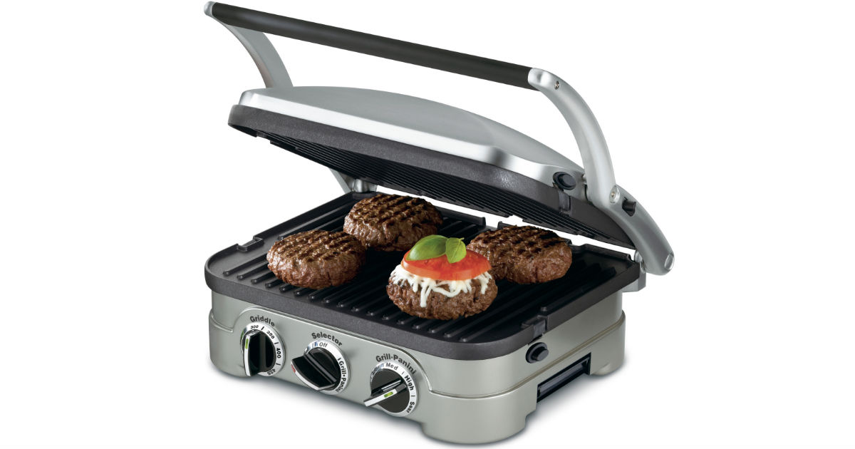 Cuisinart Stainless Steel Multifunctional Grill ONLY $49.99