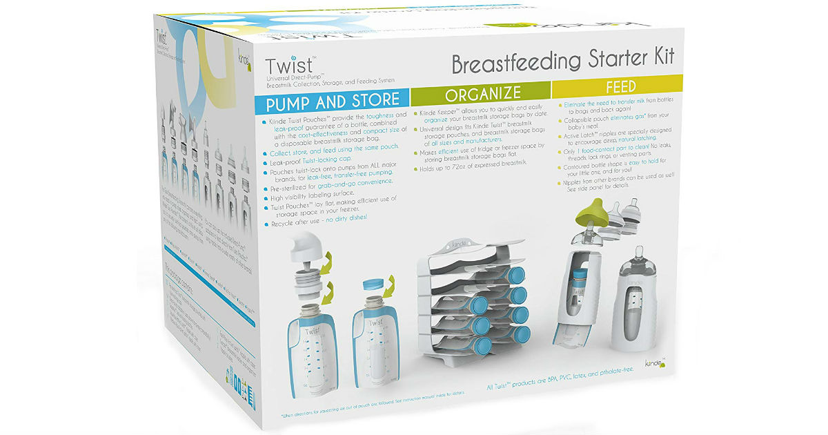Kiinde Twist Breastfeeding Starter Kit ONLY $17.99 (Reg $40)