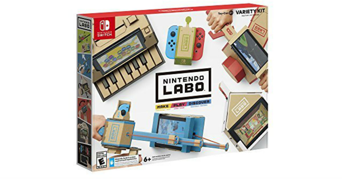 Nintendo Labo Variety Kit ONLY $29.99 (Reg. $70)